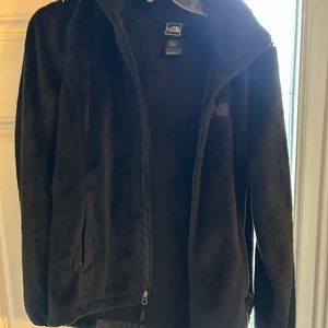 Black North Face Teddy Bear Jacket